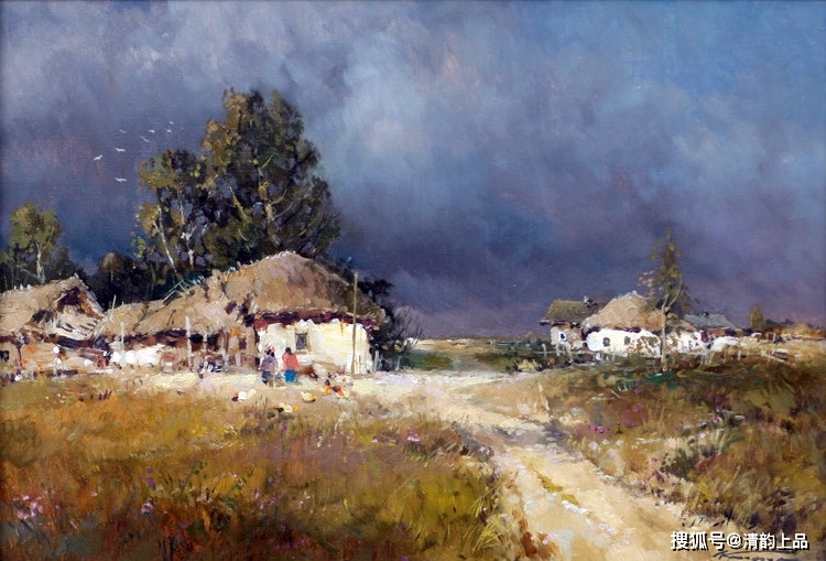 俄罗斯画家alexander kremer油画风景作品欣赏