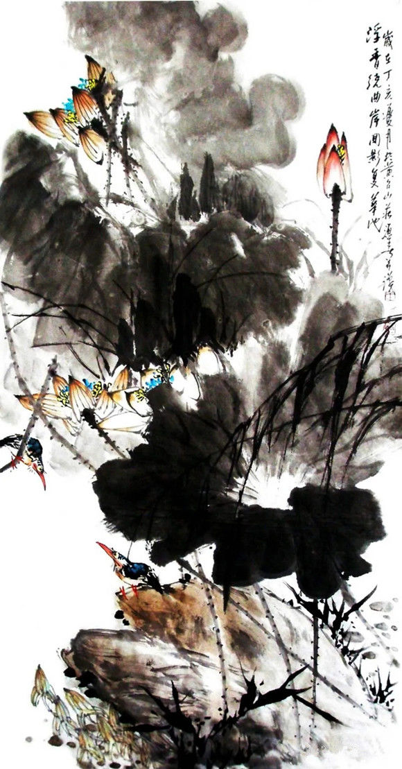 当代中国花鸟画家于源春作品欣赏