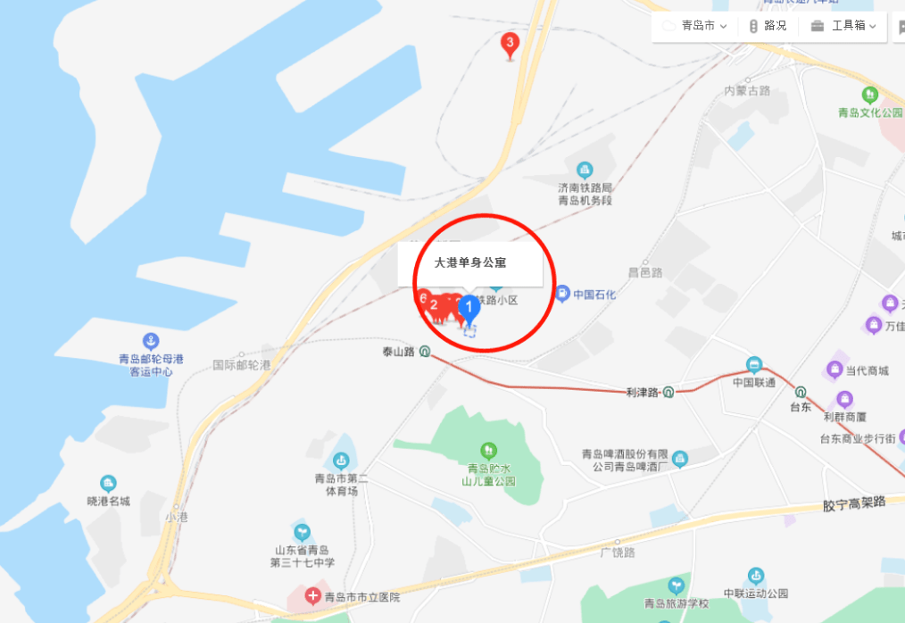 青岛新冠地图图片