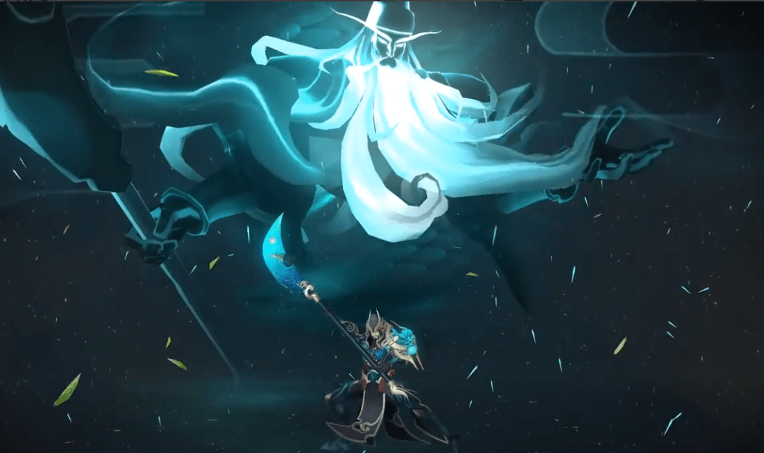 王者荣耀五虎将最后一款皮肤武圣来了守护灵在技能中多次出现