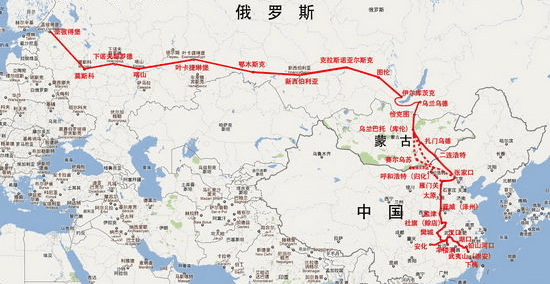 俄罗斯远东铁路网图片