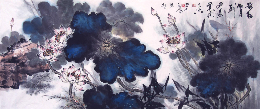 莲之气韵 墨之禅意 ——走进叶成舟的荷花系列作品