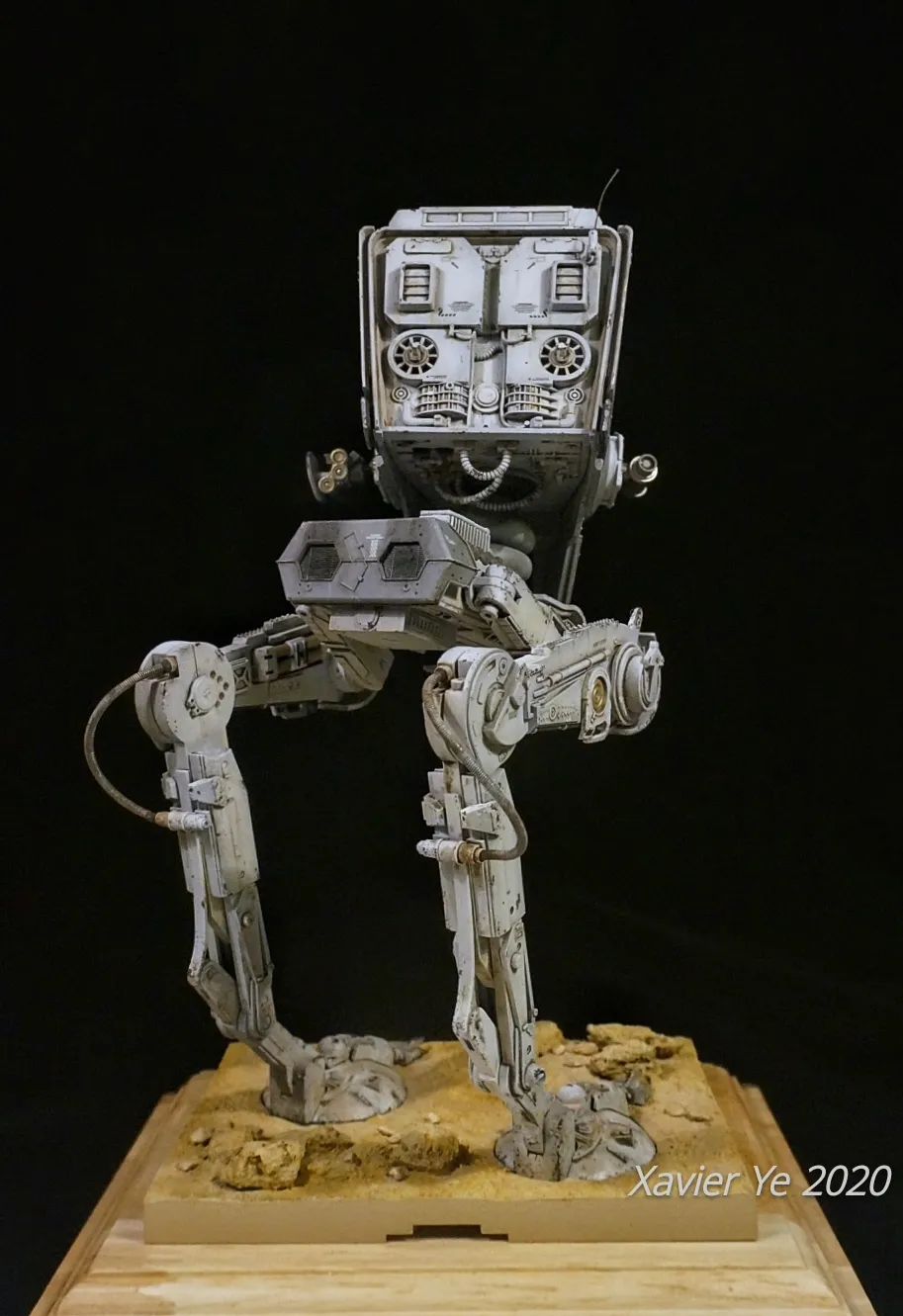 伪星战粉的小作品,星球大战at-st_改造