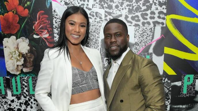 凱文·哈特 (kevin hart)和他的妻子埃尼科 (eniko)一起歡迎了他們的