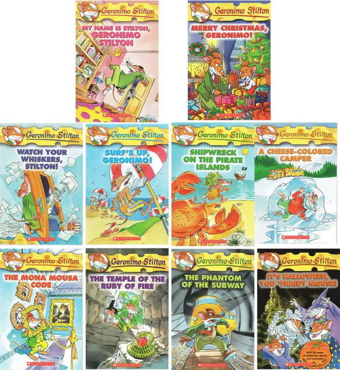 10册目录:geronimo stilton #11:its halloween, you fraidy mouse