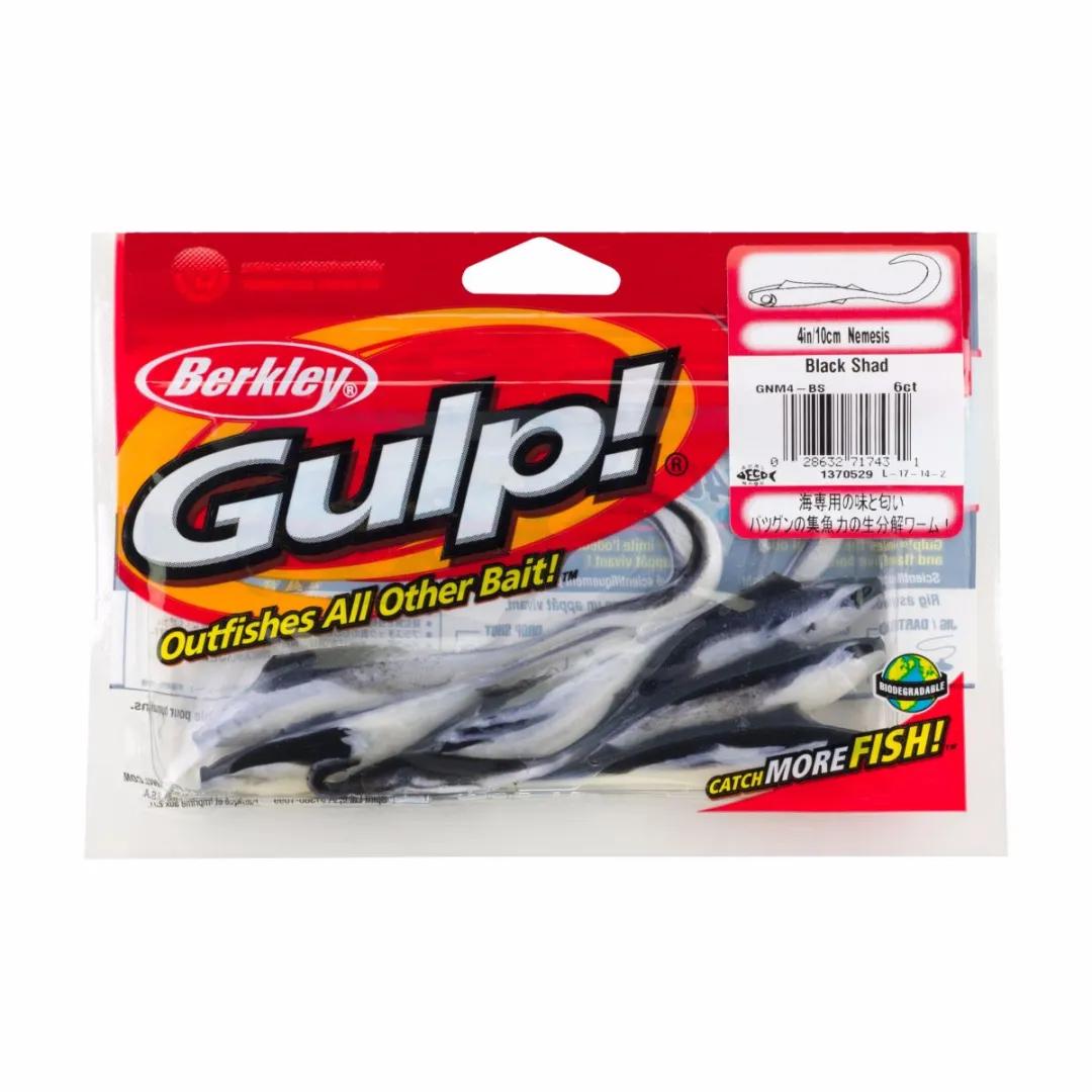 贝克力gulp复仇卷尾路亚软饵,让鱼儿上头又上瘾!