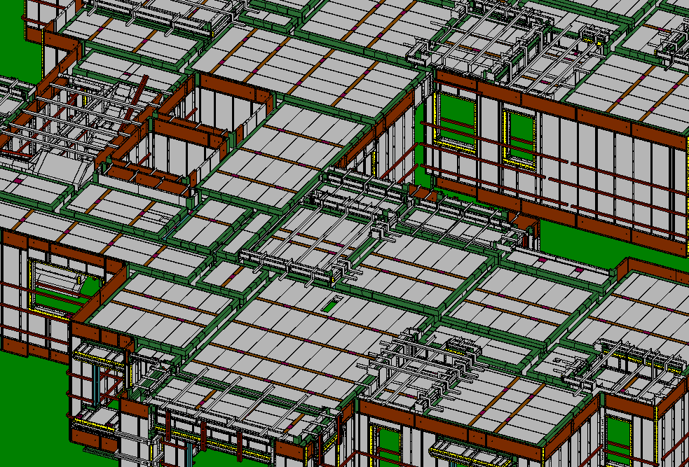 湖南东安学府城项目(一期工程)1号楼铝模设计深化图