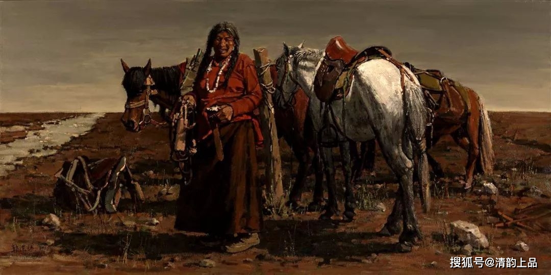 油画家韩洪伟油画作品选集