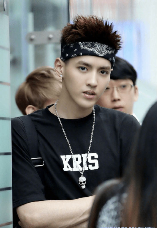 男生留长发怎么才不娘跟着鹿晗戴百搭运动发带阳光又清秀