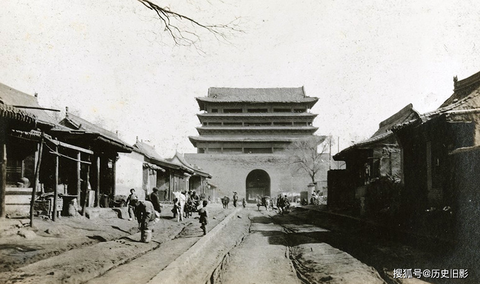 1907年山西各地城門老照片鎮遠門與雁門關地利門