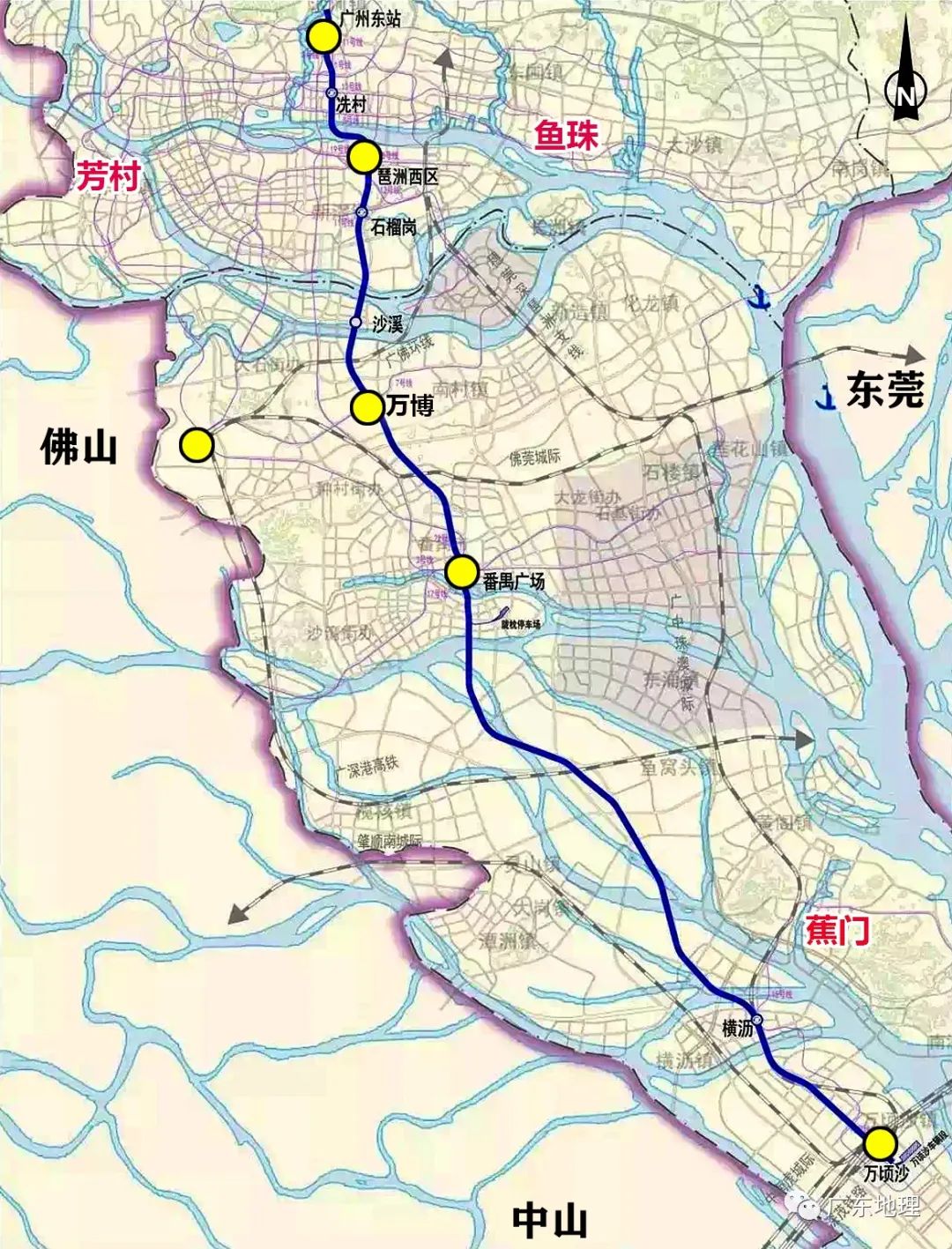 广州地铁18号线南延线图片