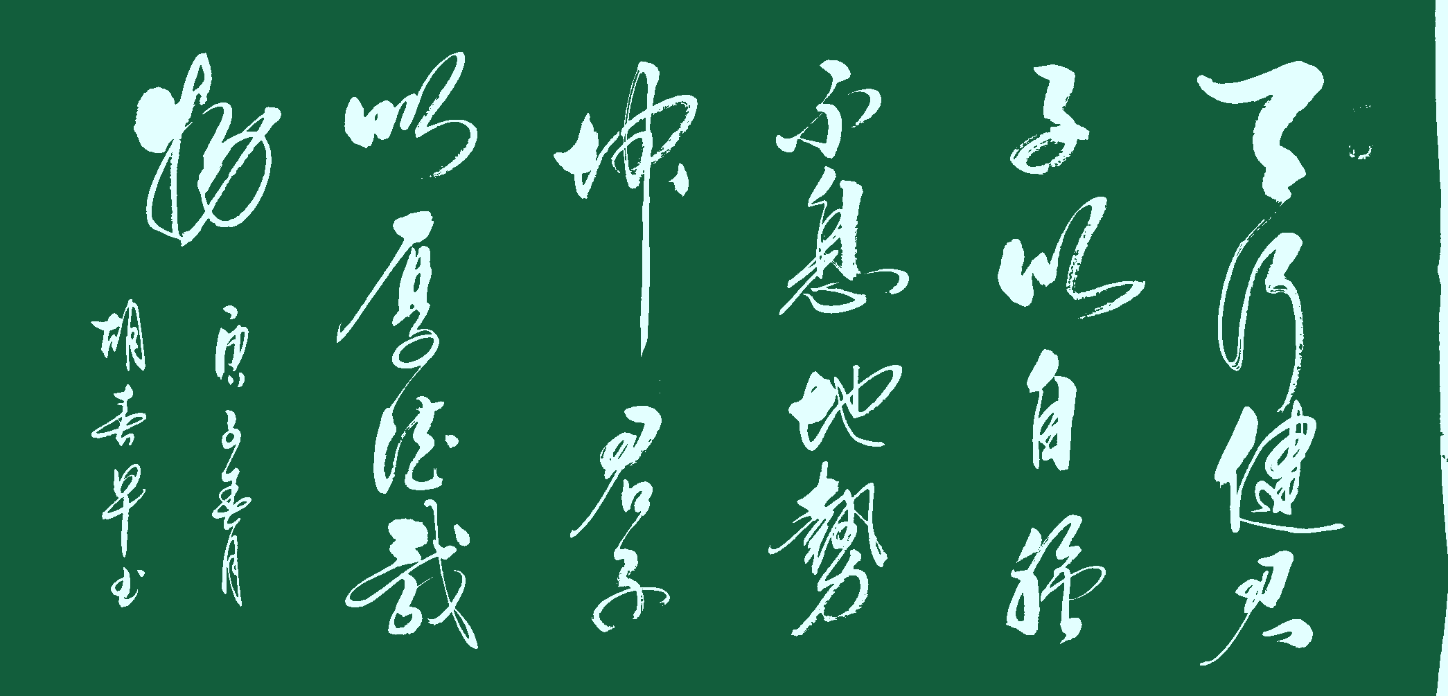 笔走龙蛇俊逸高雅著名书法家胡春早作品欣赏