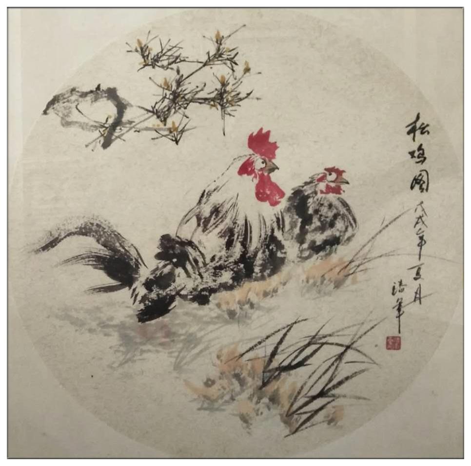 暗香疏影潘军国画作品欣赏