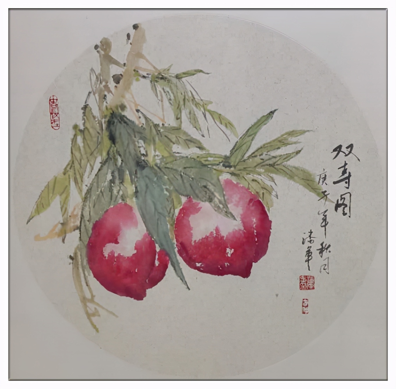 暗香疏影潘军国画作品欣赏