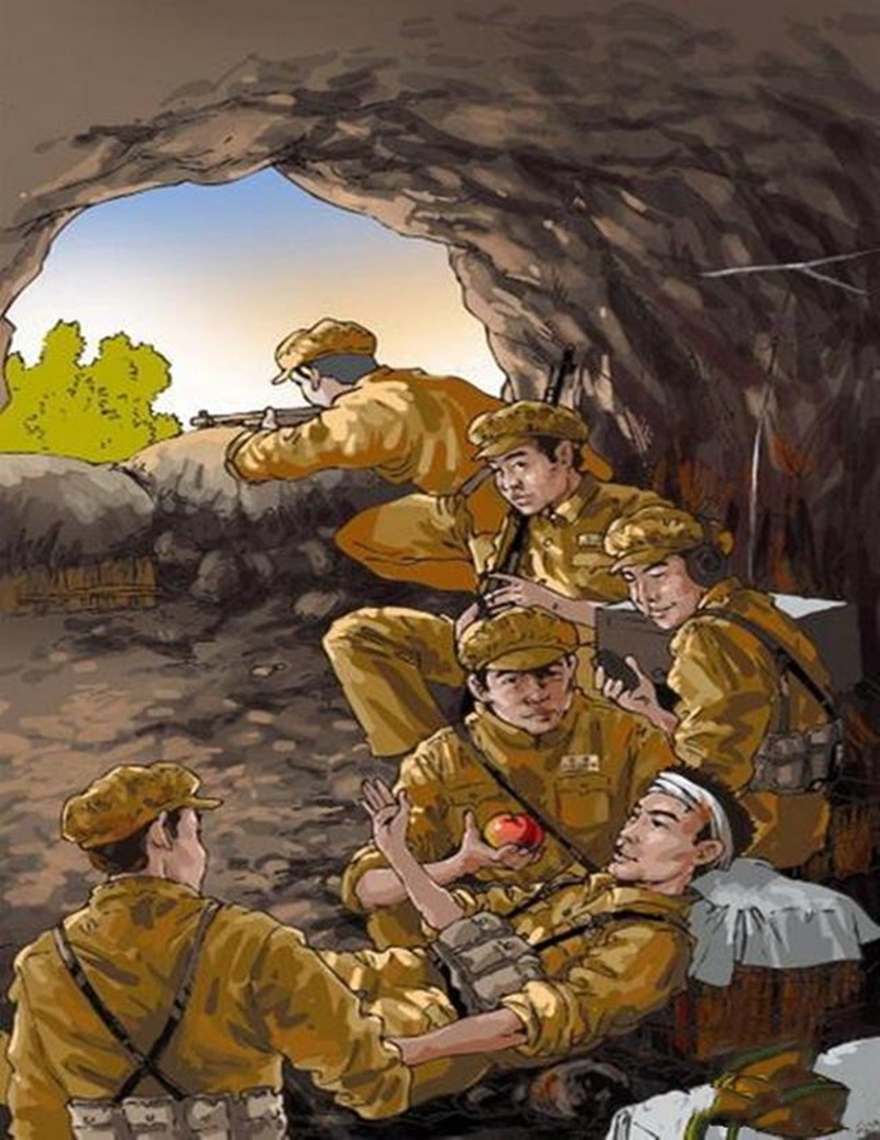 上甘岭战役中,我军是如何顶住美军狂暴炮击的?
