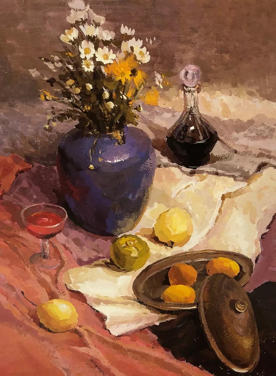 宅分享|央美附中留校作品——色彩静物篇