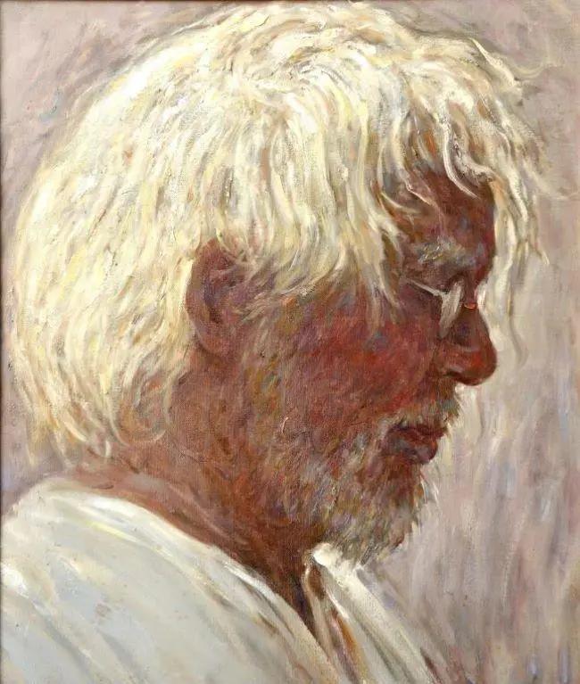 旅美画家郜少华用油画综合材质热诚表现心灵情愫