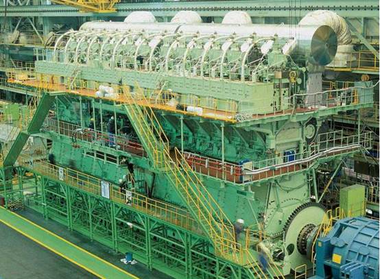 原创中国力量打造世界最大船用发动机双燃料驱动还绿色环保