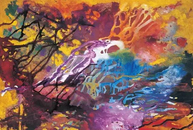 这种强烈直接的绘画风格中,从此,李清平也陷入强烈震撼了李青萍,这种