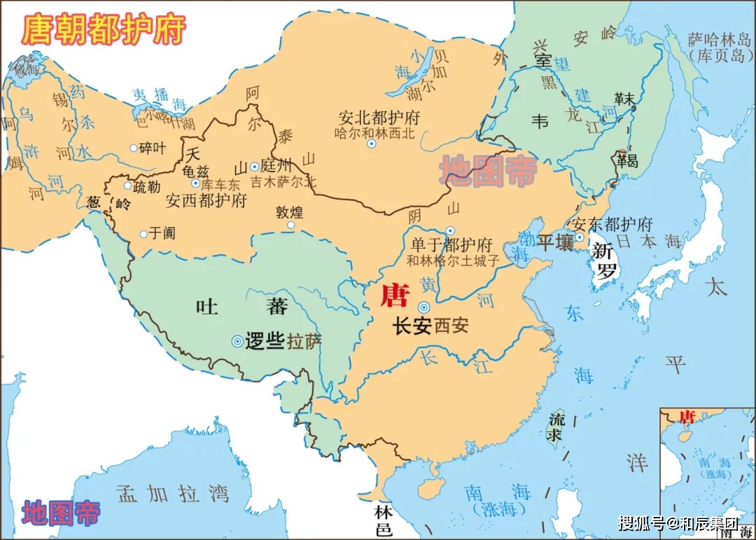 隋朝地图高清版末期图片