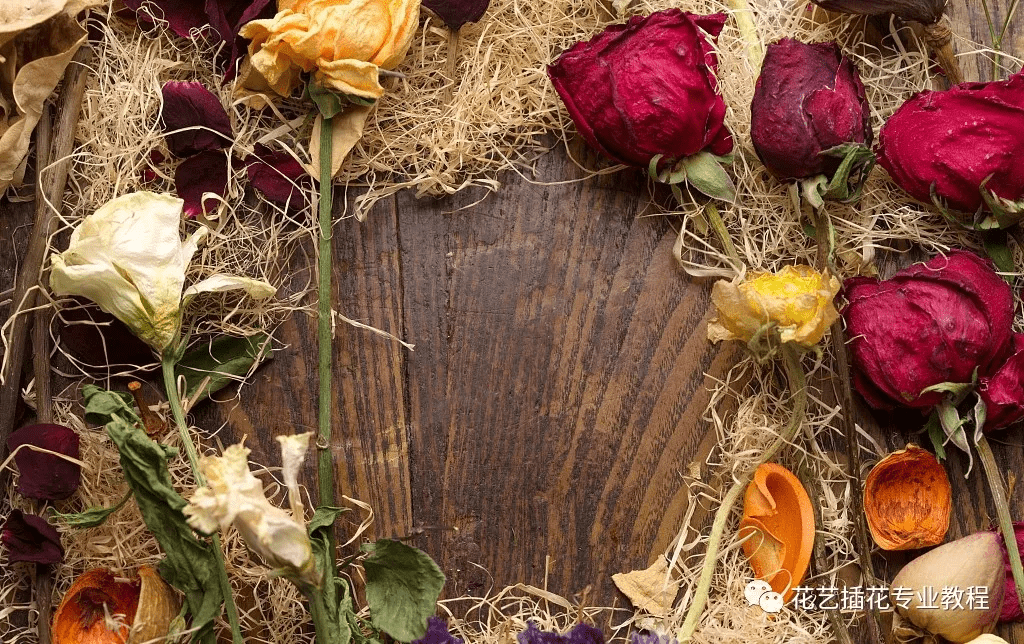 花艺教程家里的花千万别扔只需一把剪刀做成干花