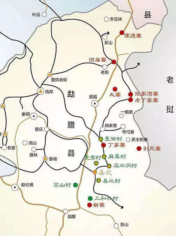 生茶张汇总易武七村八寨这15个村寨古树茶的口感特点你喝过几个