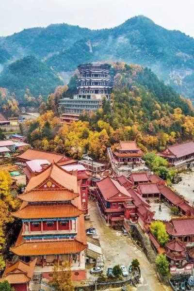 天水净土寺中国西北深秋最美的寺庙之一