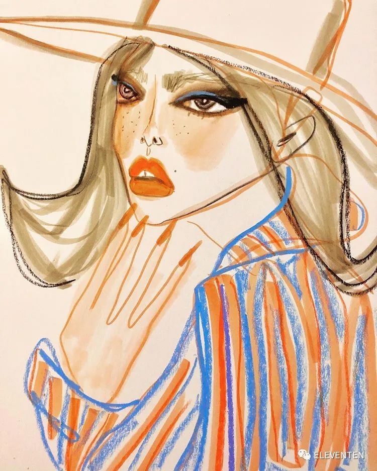 part 2/ ins上最值得关注的时尚插画师blair breitenstein