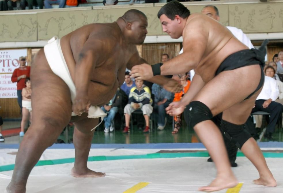 相扑运动员体重图片
