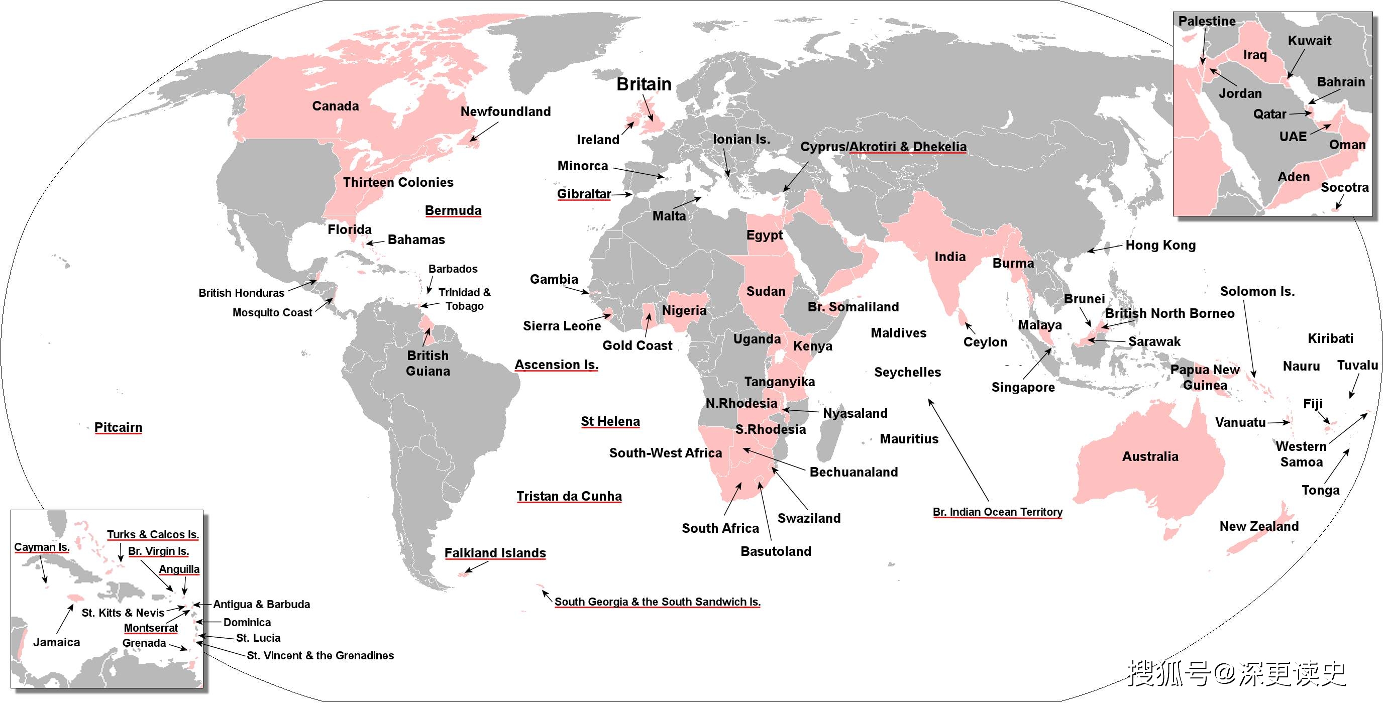 19世纪世界殖民地地图图片