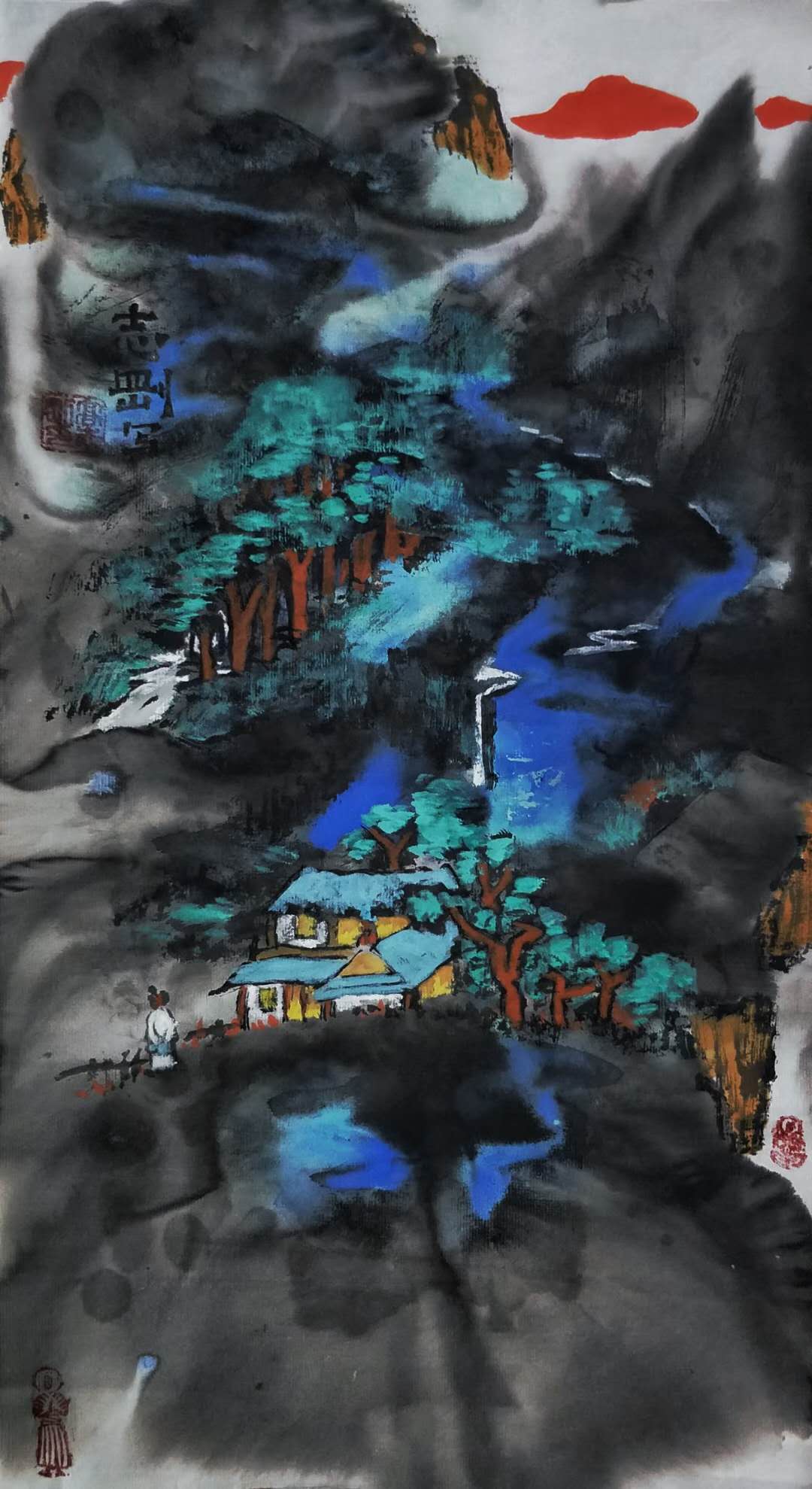 著名画家高志刚作品