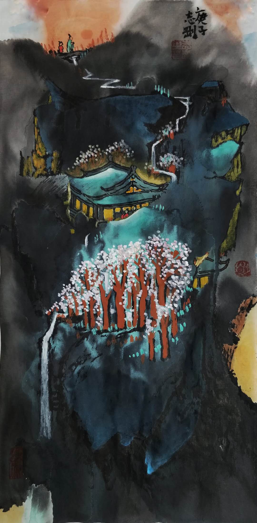 著名画家高志刚作品