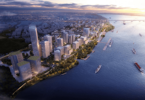 南京鼓楼铁北:智慧化城市更新,山水为本,生态优先