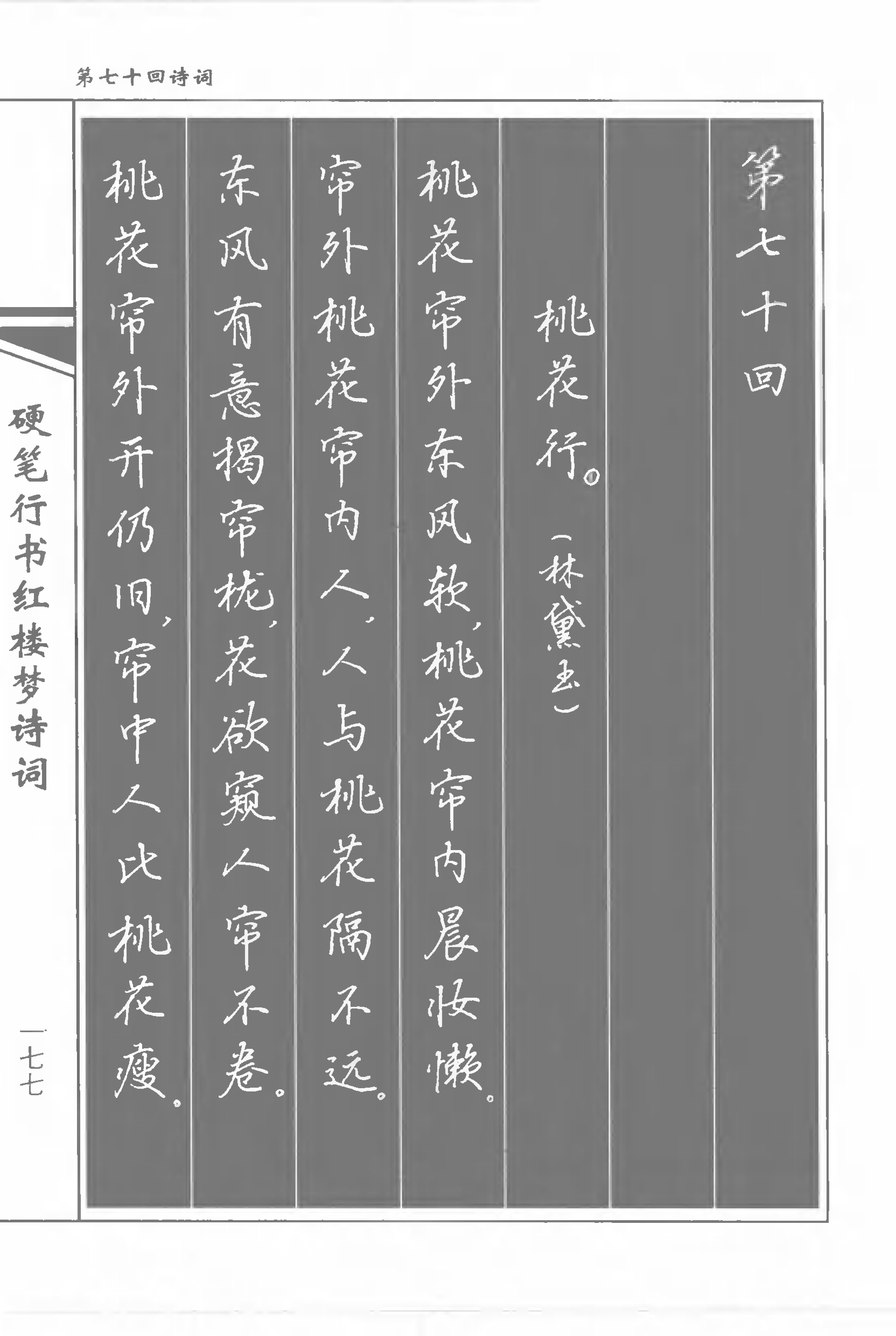 书法家吴玉生硬笔行书红楼梦诗词练字好字帖轻松学书法