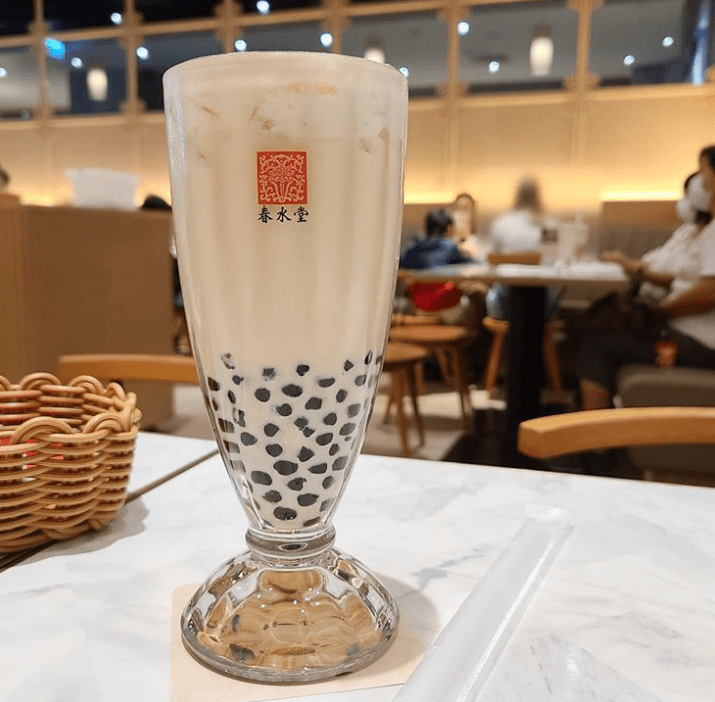 中餐厅台湾珍珠奶茶原材料图片