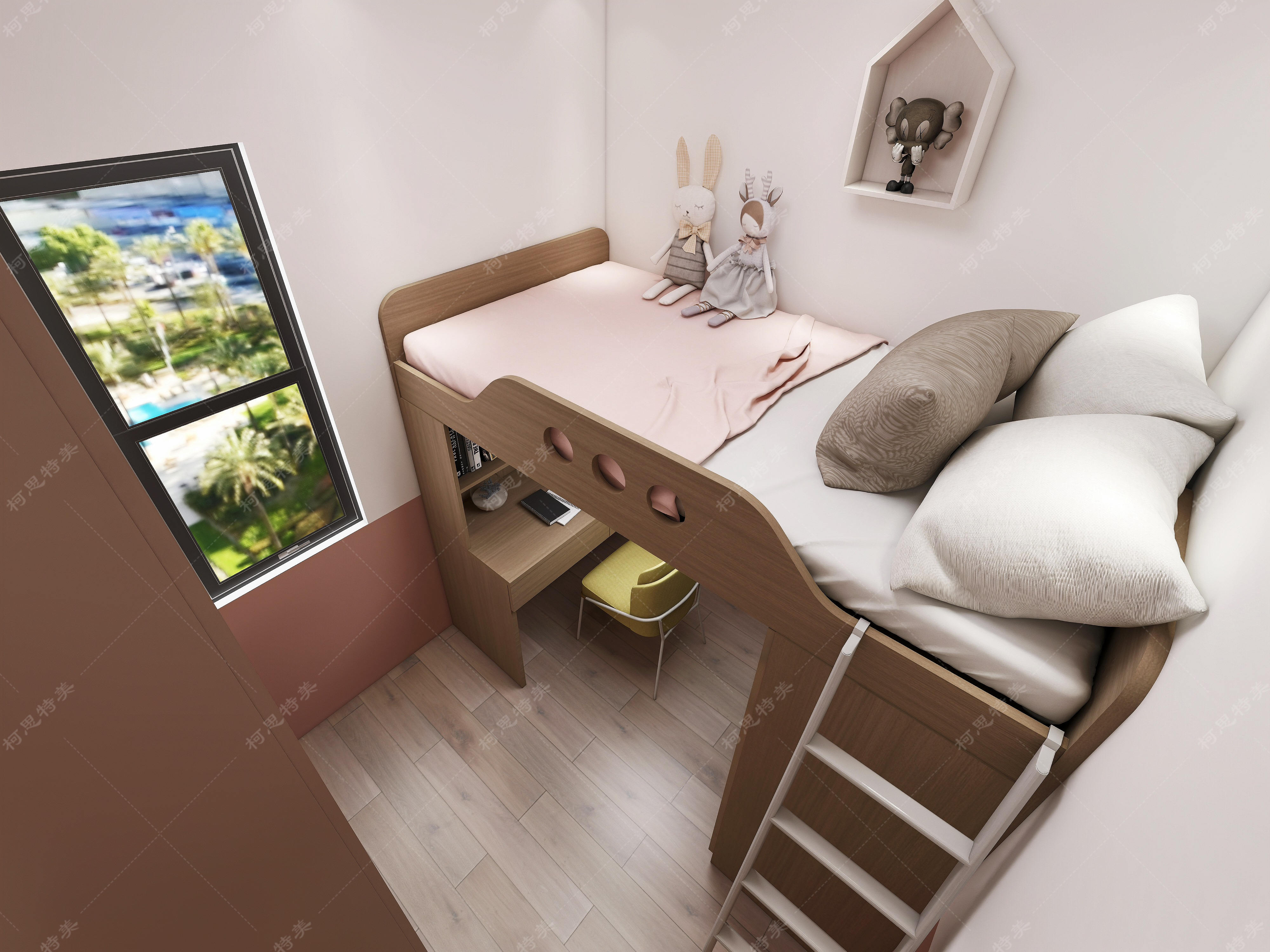 高架床——迷你房的最爱