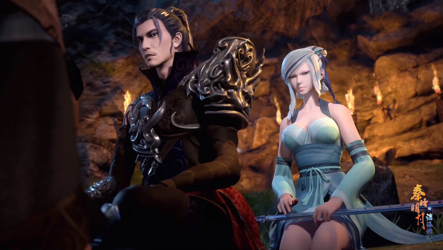 秦时明月:晓梦替章邯疗伤,一双大白腿抢镜,画面太美我看了5遍