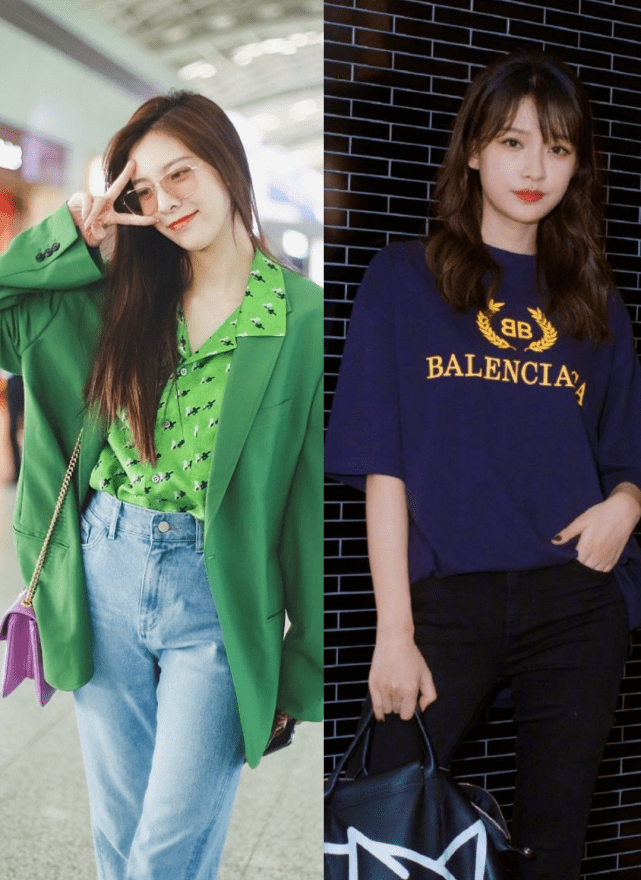 26岁孙怡和24岁宋妍霏,同穿"电线鞋",才知辣妈腿有多绝