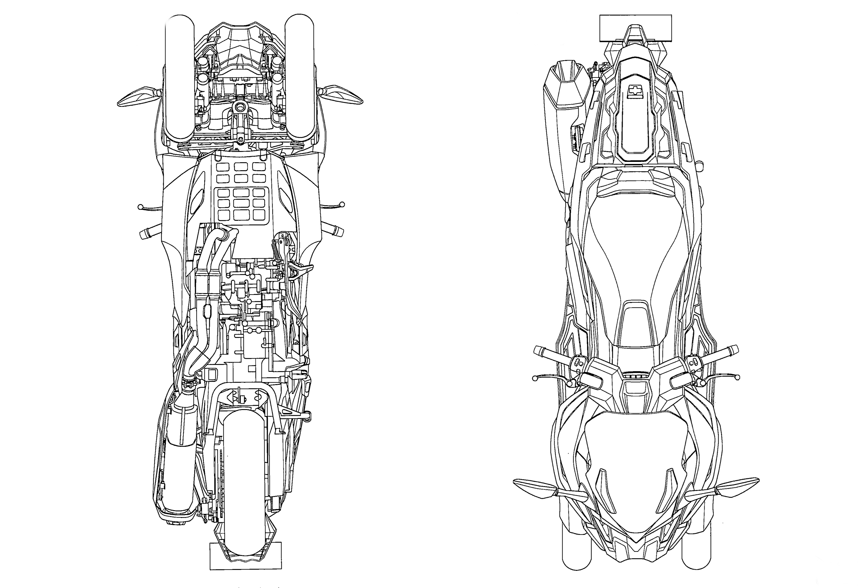 颤抖吧雅马哈!光阳首款大排量倒三轮要来了 cv3专利申报图公布