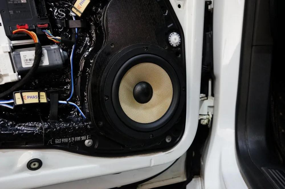 重庆汽车音响改装大众cc升级phass妃仕pi165ga扬声器