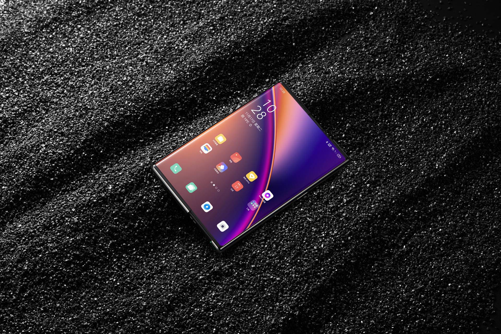 oppo卷轴屏概念机发布未来的手机就应该长这样