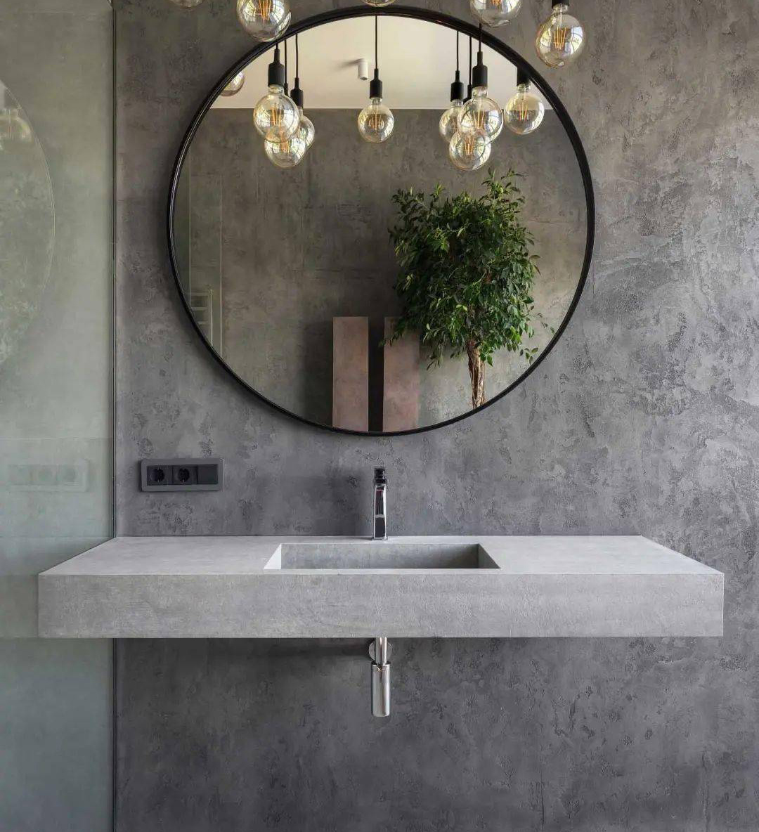 水泥装饰墙面的工业风格