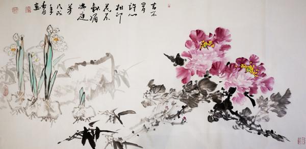 师从于中央美院教授刘凌沧,荣宝斋著名画家郭慕熙.
