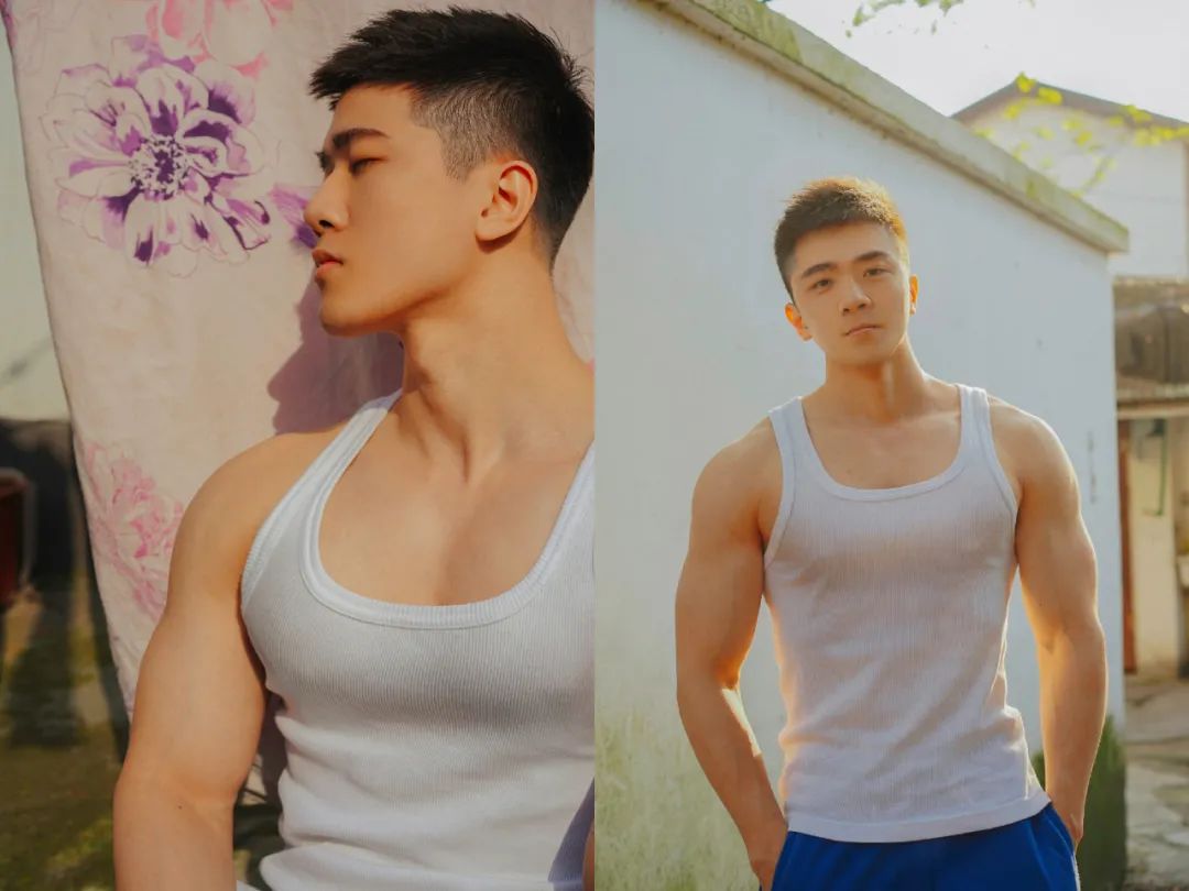 长相小奶狗身材小狼狗的寸头型男,不就是理想中的男友么