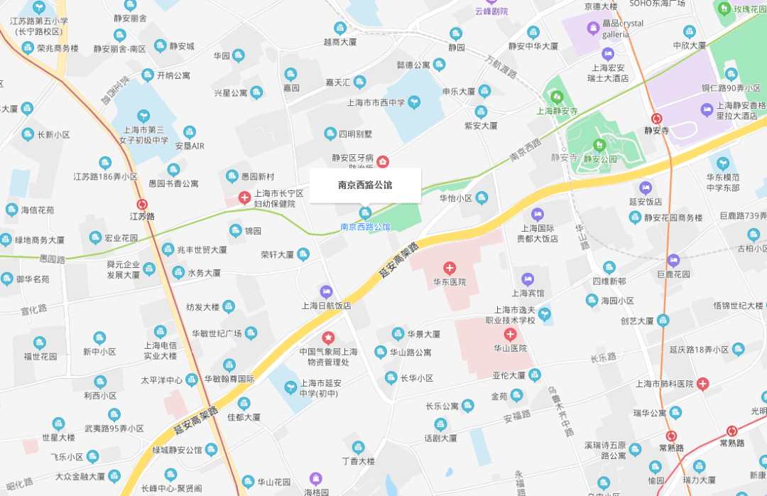 从地图上看,项目处于静安寺地铁站和江苏路地铁站之间,步行到南京西路