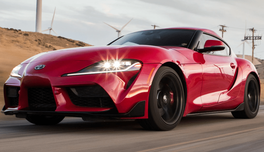 "toyota supra"极炫的红,酷炫的热情!