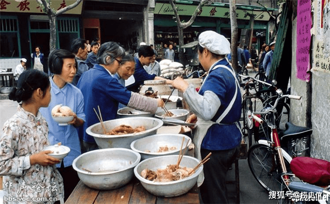 老照片,八十年代的杭州大街小巷,海带七毛一斤