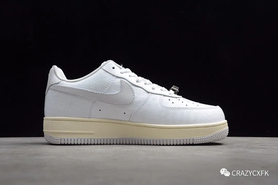 耐克空军nikeairforce1tollfree1800白灰反光运动鞋cj1631100