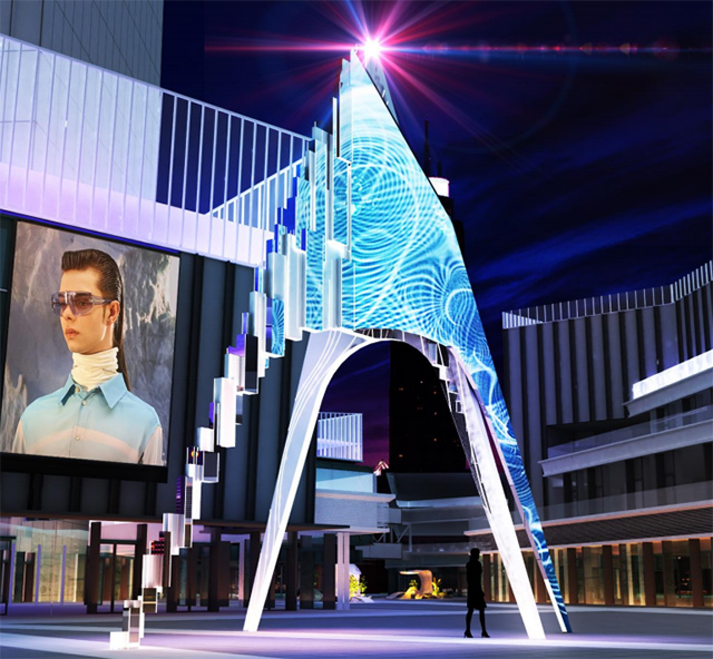 金科中心城市综合体设计理念为峻岭呼应重庆山石地貌