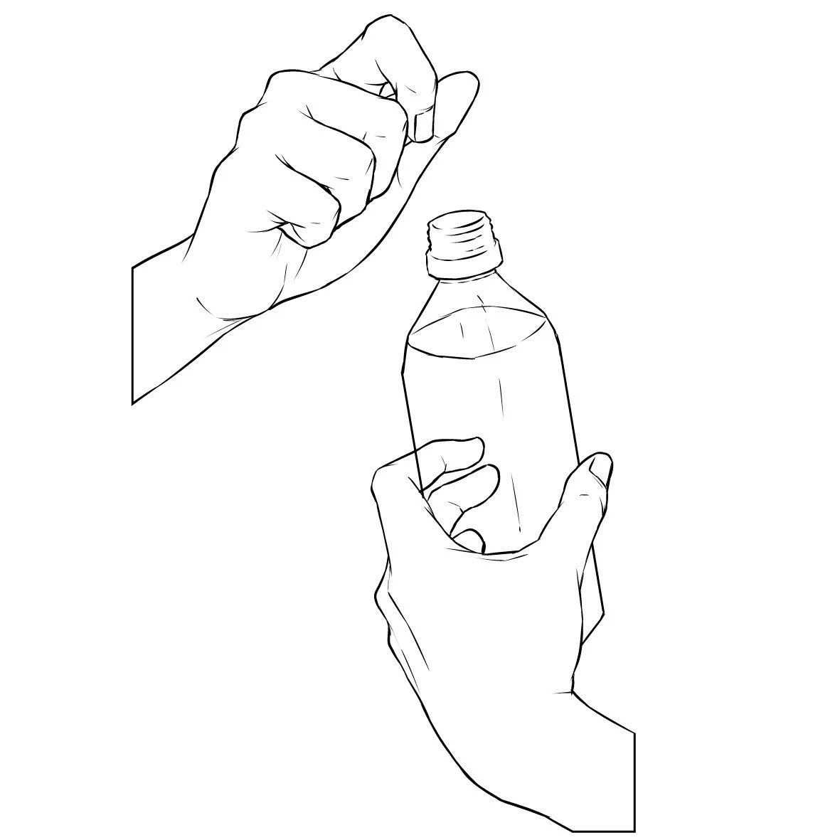 绘画教程 | 简单实用的手部线稿造型,让你画出多款灵活好看的手!